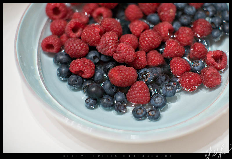 Blueberries and Raspberriess // Photo: Cheryl Spelts