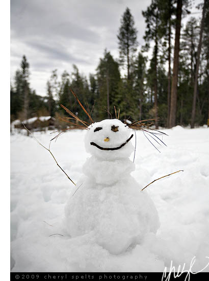 Idyllwild Snowman // Photo: Cheryl Spelts