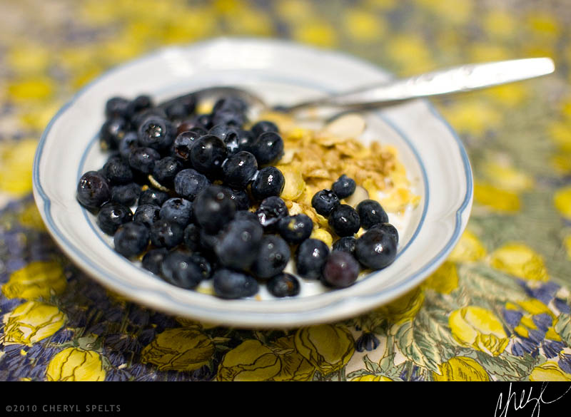 Cereal with Blueberries