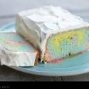 Rainbow Jello Cake